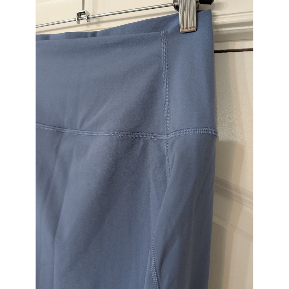 Lululemon Nulu High-Rise Midi Skirt Oasis Blue ribbed LW8AH0S Size 6 Womens - Picture 2 of 6